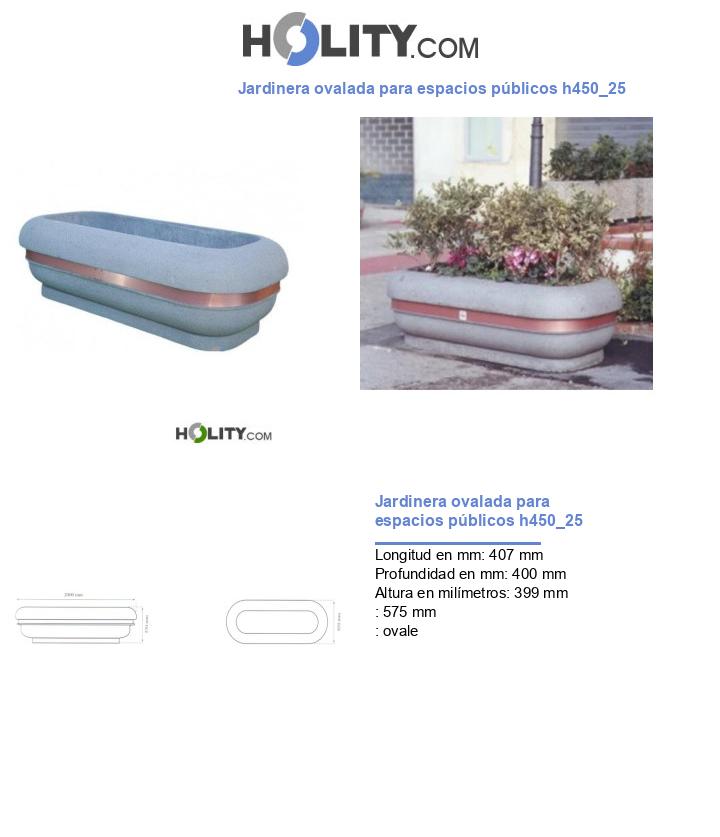 Jardinera ovalada para espacios públicos h450_25