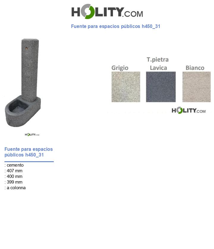 Fuente para espacios públicos h450_31