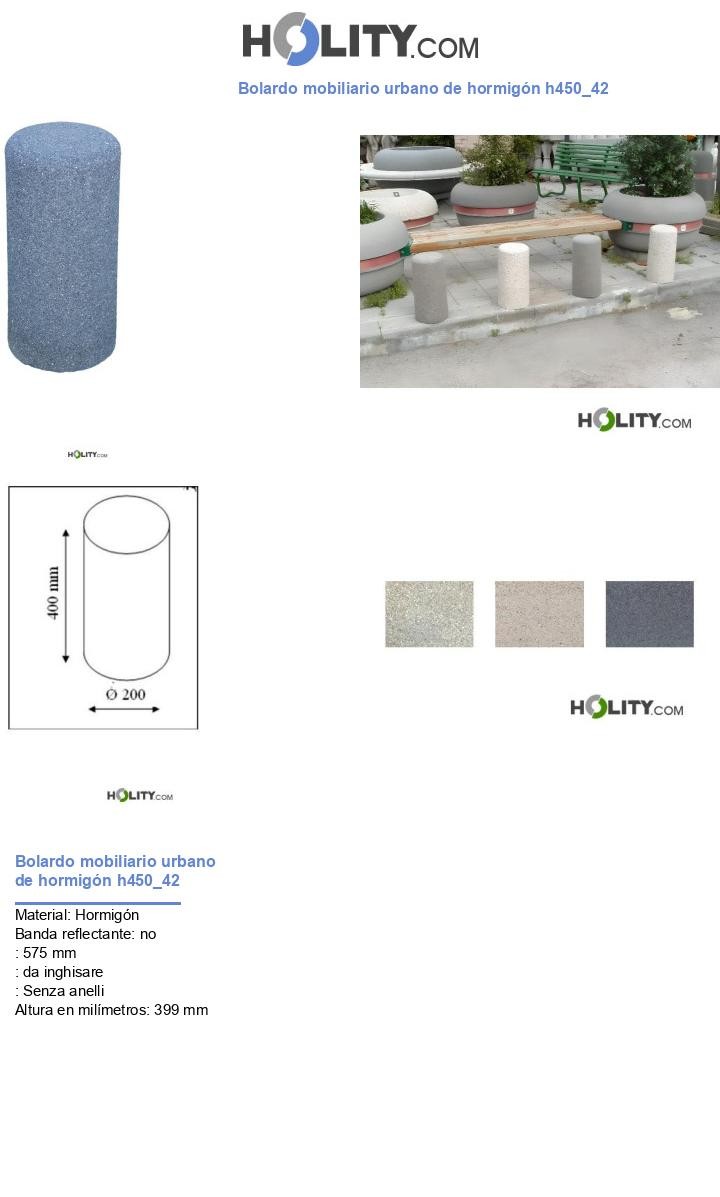 Bolardo mobiliario urbano de hormigón h450_42