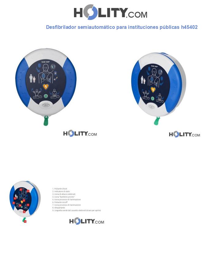 Desfibrilador semiautomático para instituciones públicas h45402
