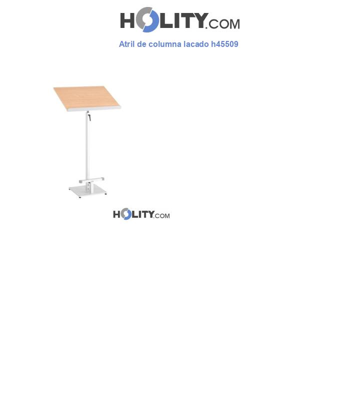 Atril de columna lacado h45509