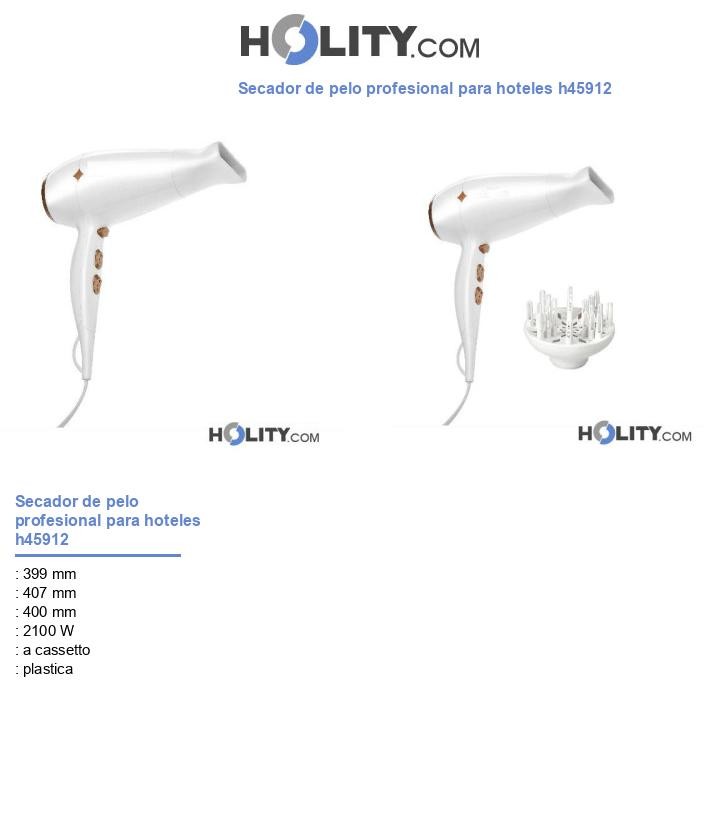 Secador de pelo profesional para hoteles h45912