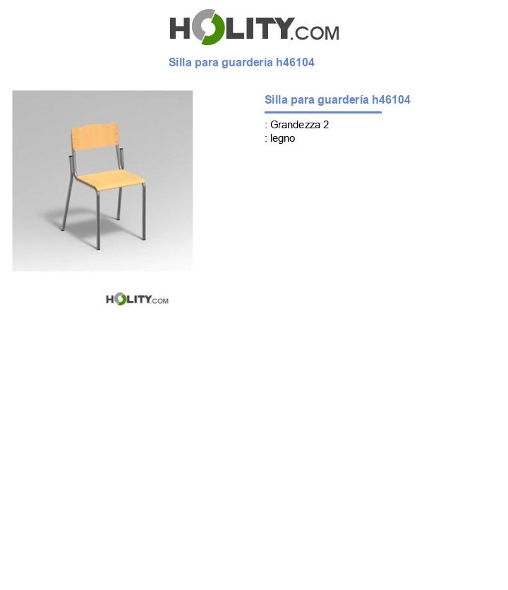 Silla para guardería h46104