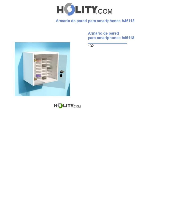 Armario de pared para smartphones h46118