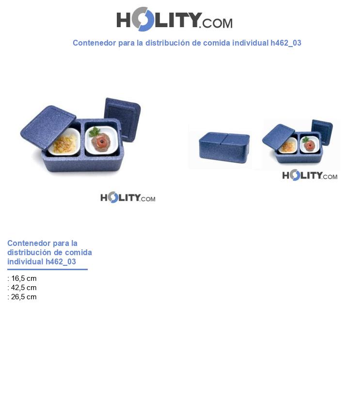 Contenedor para la distribución de comida individual h462_03