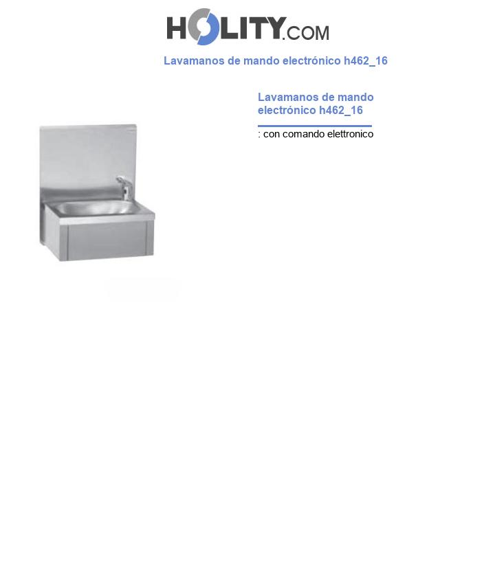 Lavamanos de mando electrónico h462_16