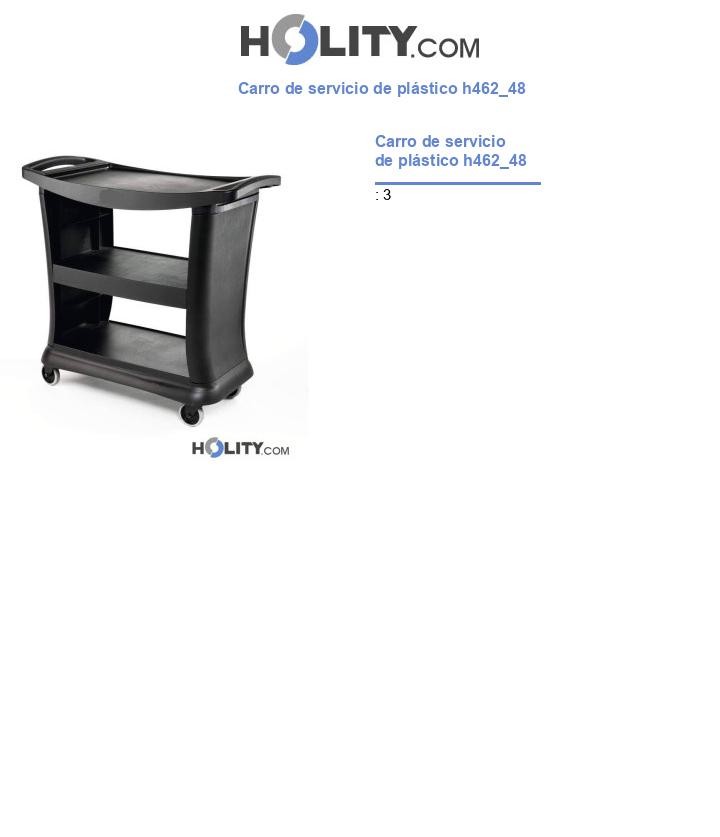 Carro de servicio de plástico h462_48