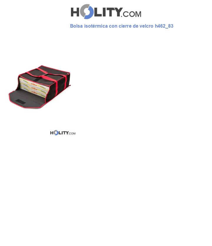 Bolsa isotérmica con cierre de velcro h462_83