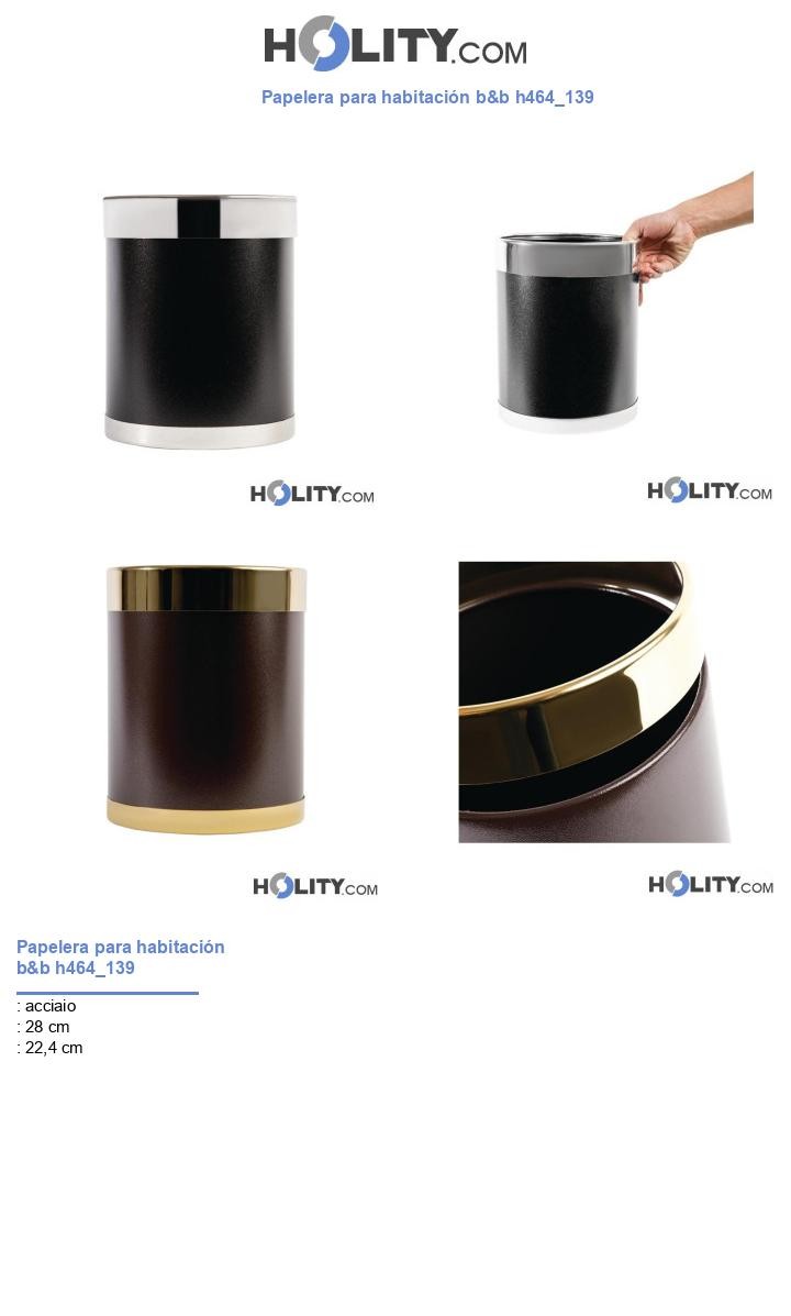 Papelera para habitación b&b h464_139
