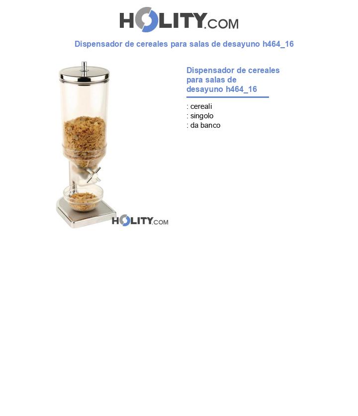 Dispensador de cereales para salas de desayuno h464_16