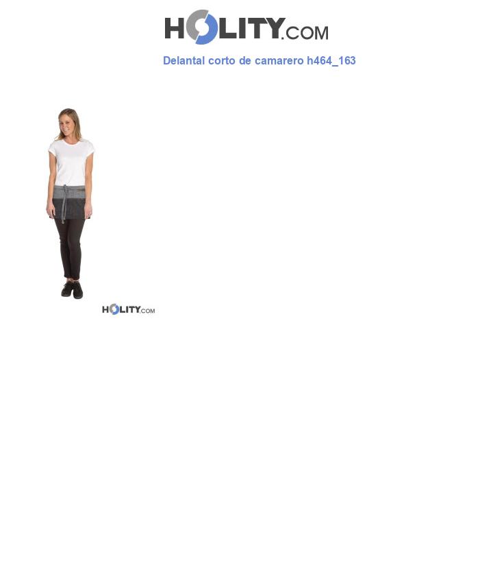 Delantal corto de camarero h464_163