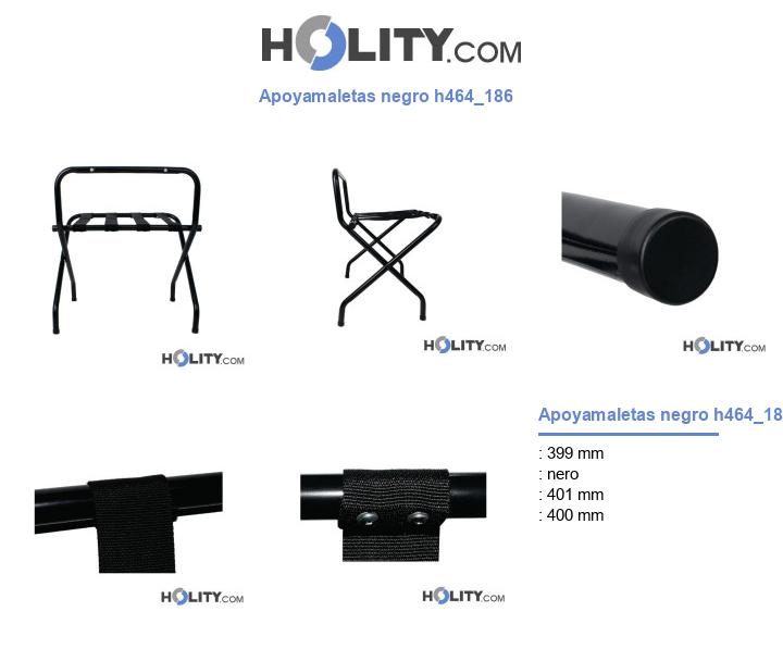 Apoyamaletas negro h464_186