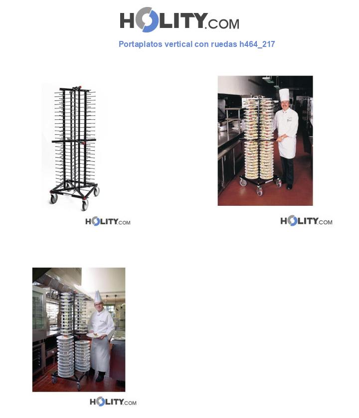 Portaplatos vertical con ruedas h464_217