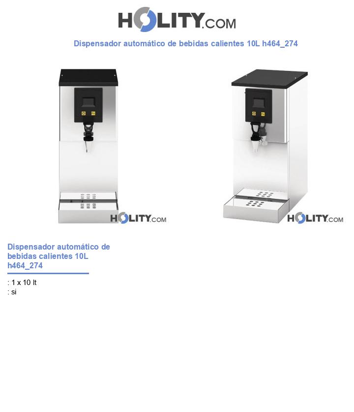 Dispensador automático de bebidas calientes 10L h464_274