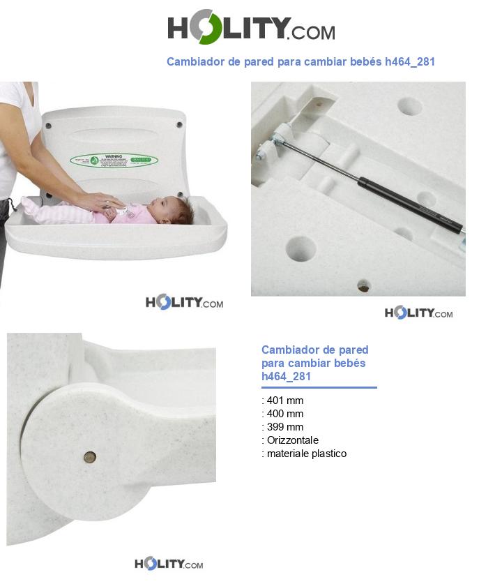 Cambiador de pared para cambiar bebés h464_281