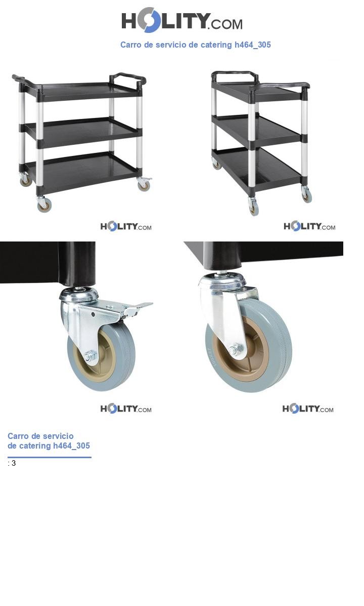Carro de servicio de catering h464_305
