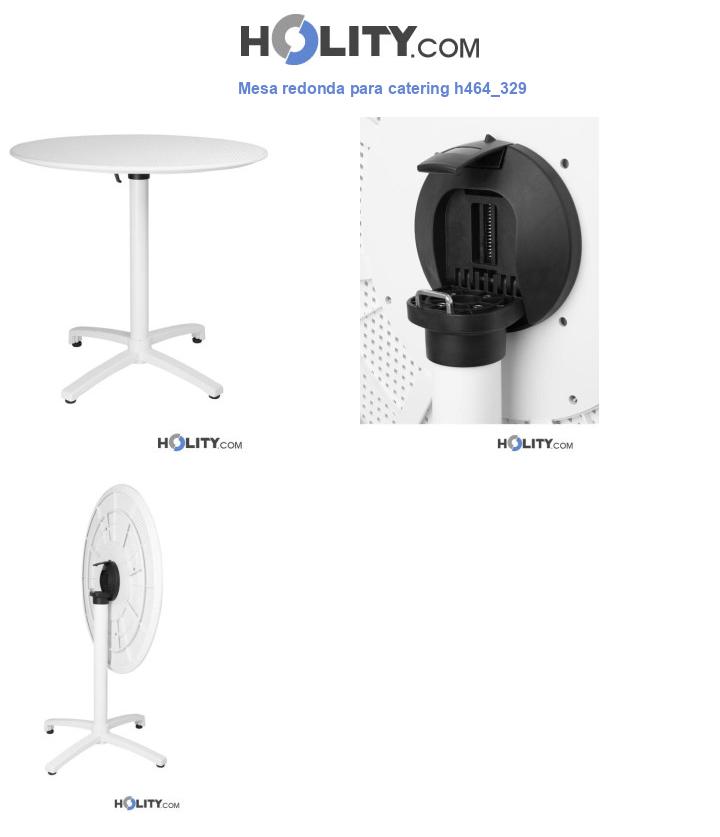 Mesa redonda para catering h464_329