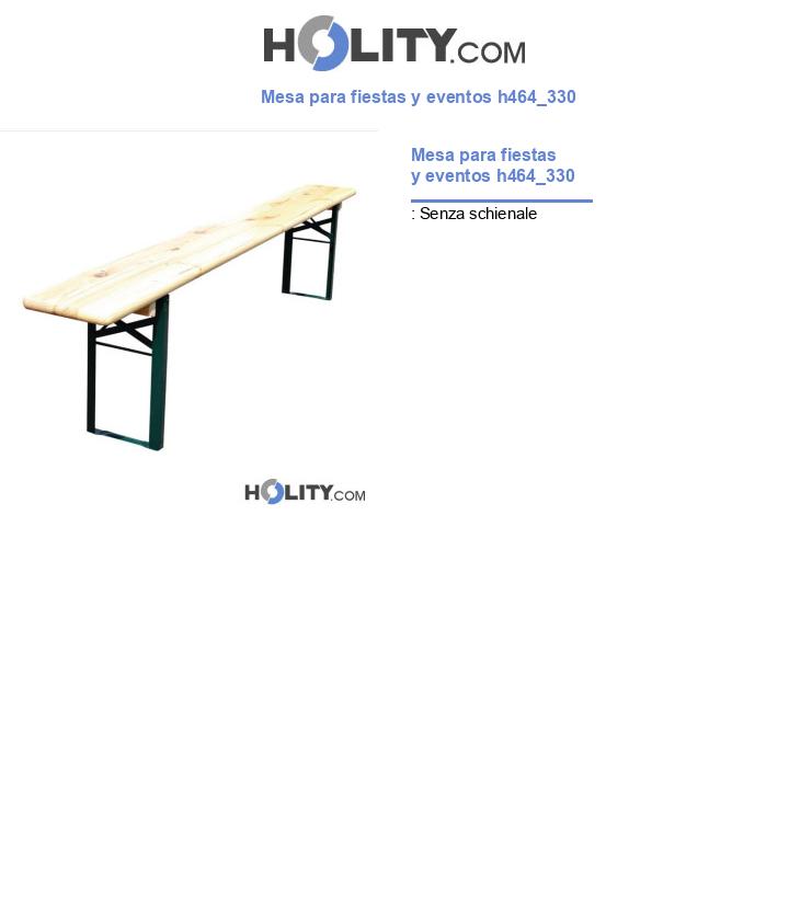 Mesa para fiestas y eventos h464_330