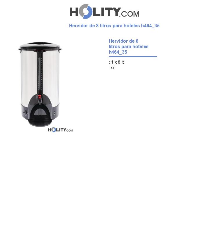 Hervidor de 8 litros para hoteles h464_35