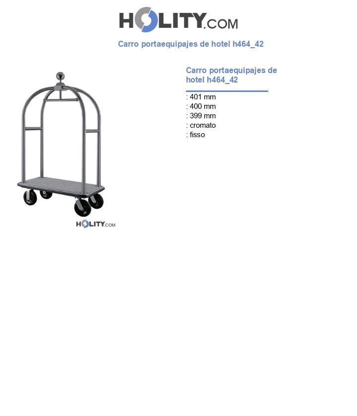 Carro portaequipajes de hotel h464_42
