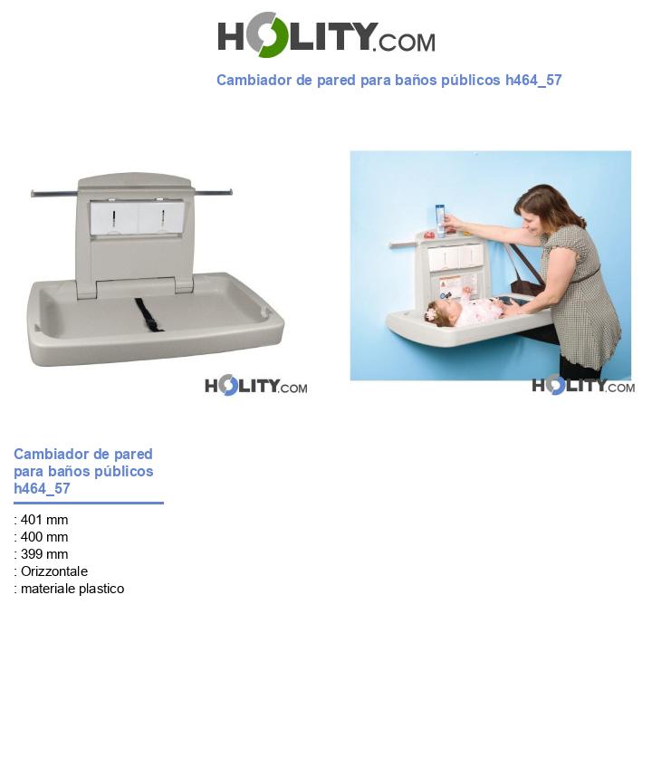 Cambiador de pared para baños públicos h464_57