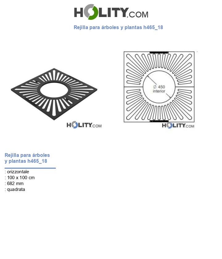 Rejilla para árboles y plantas h465_18