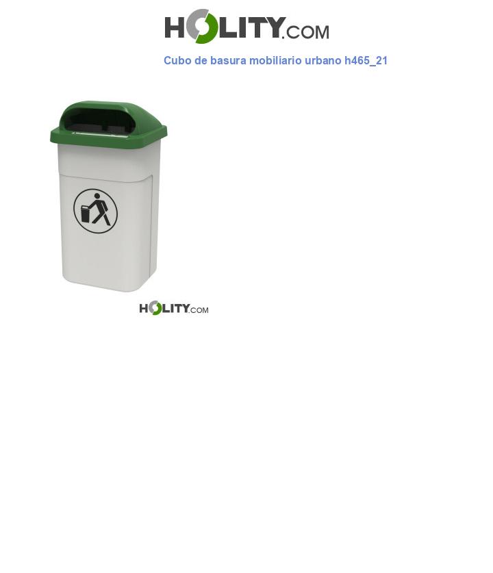 Cubo de basura mobiliario urbano h465_21
