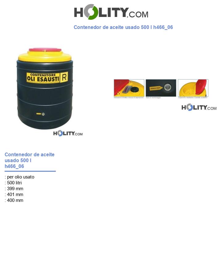 Contenedor de aceite usado 500 l h466_06