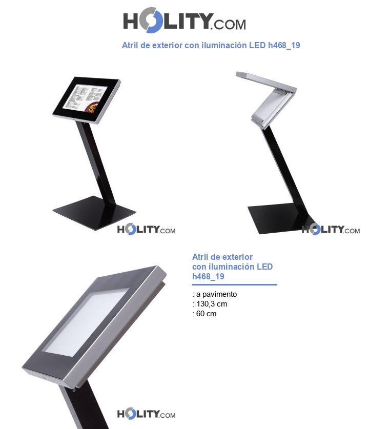 Atril de exterior con iluminación LED h468_19