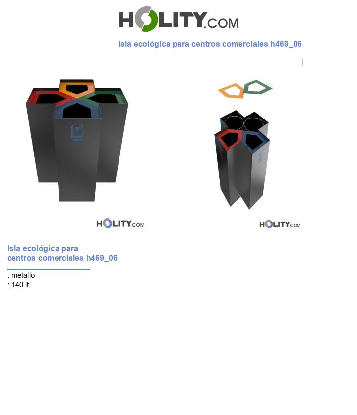 Isla ecológica para centros comerciales h469_06
