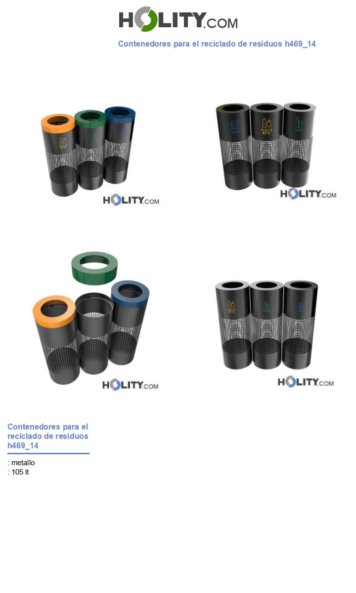 Contenedores para el reciclado de residuos h469_14