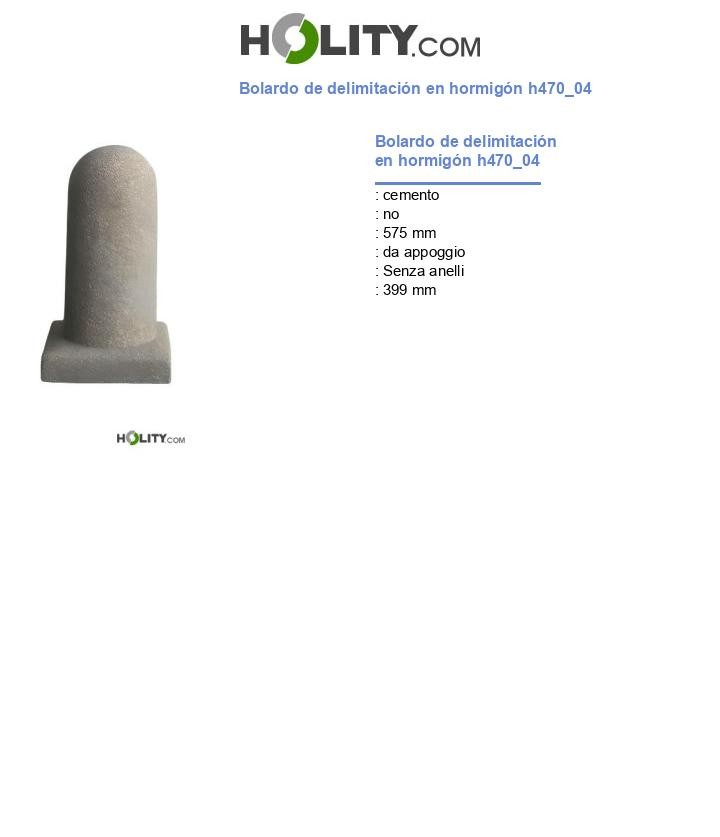 Bolardo de delimitación en hormigón h470_04