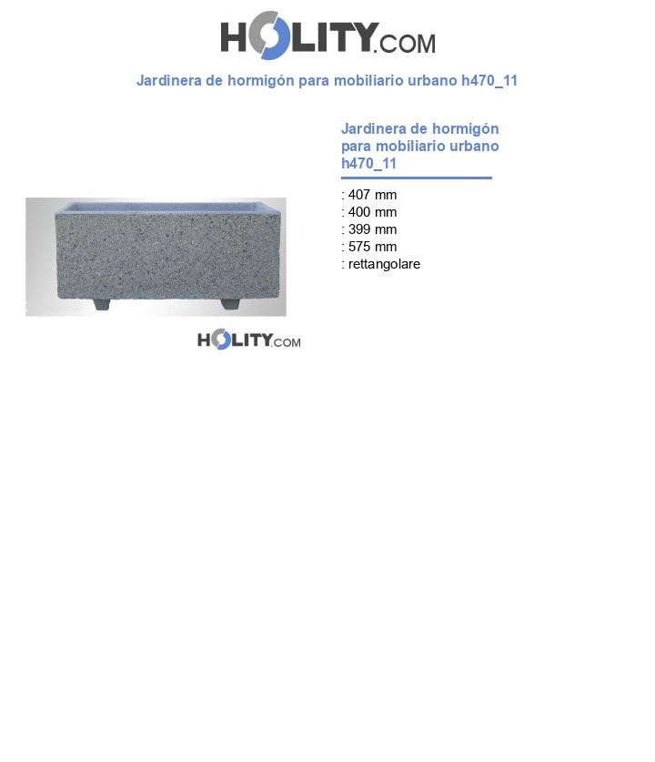 Jardinera de hormigón para mobiliario urbano h470_11