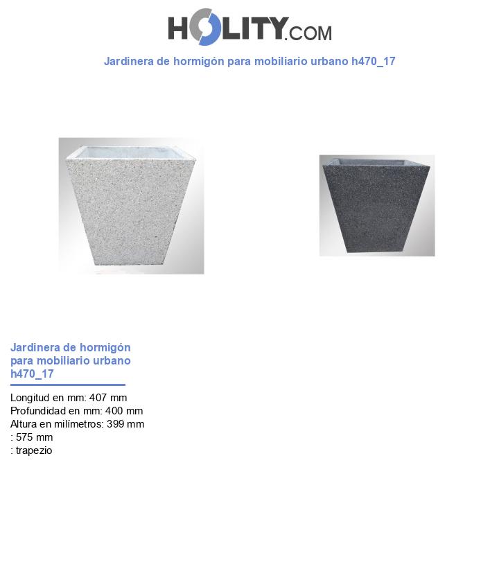 Jardinera de hormigón para mobiliario urbano h470_17