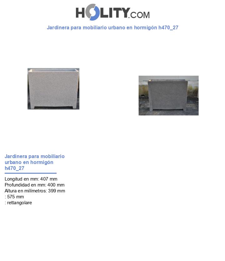 Jardinera para mobiliario urbano en hormigón h470_27