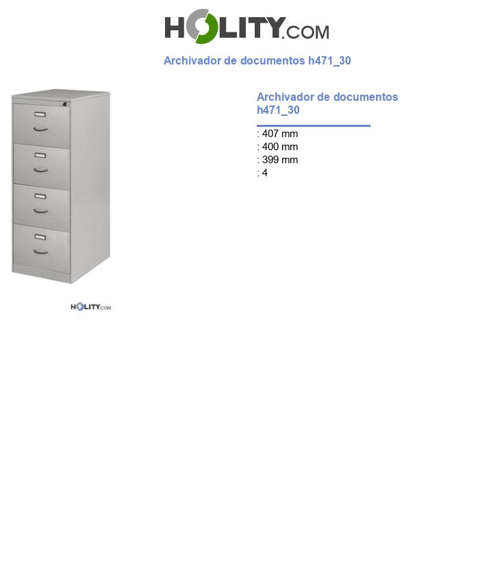 Archivador de documentos h471_30