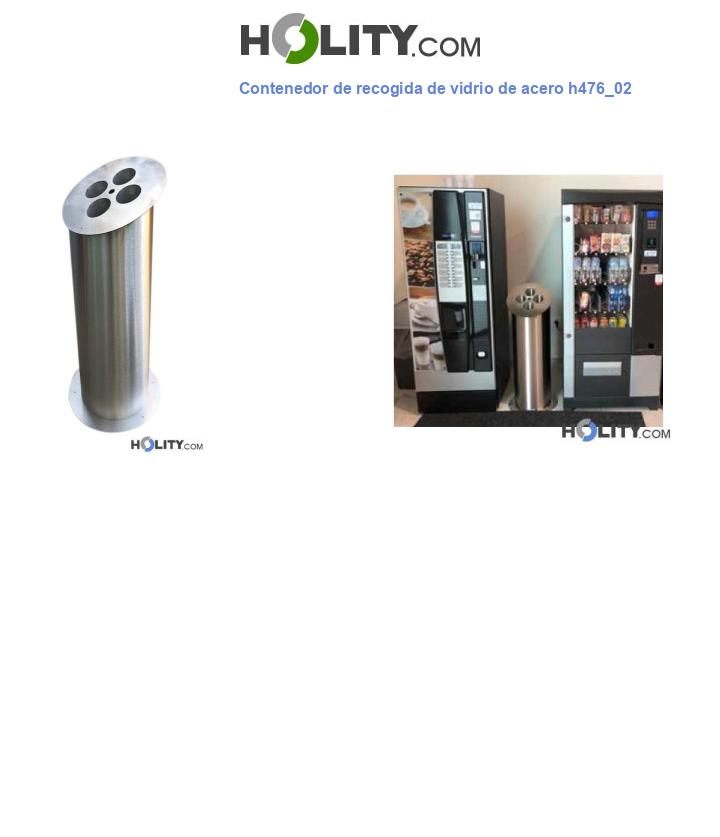 Contenedor de recogida de vidrio de acero h476_02