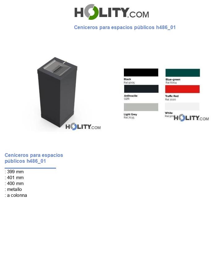 Ceniceros para espacios públicos h486_01