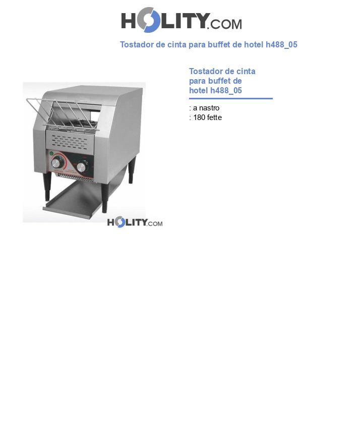 Tostador de cinta para buffet de hotel h488_05