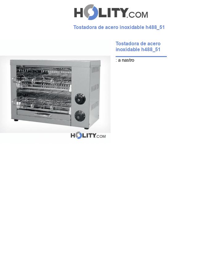 Tostadora de acero inoxidable h488_51