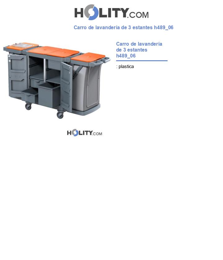 Carro de lavandería de 3 estantes h489_06