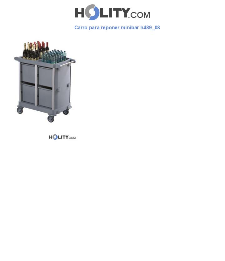 Carro para reponer minibar h489_08