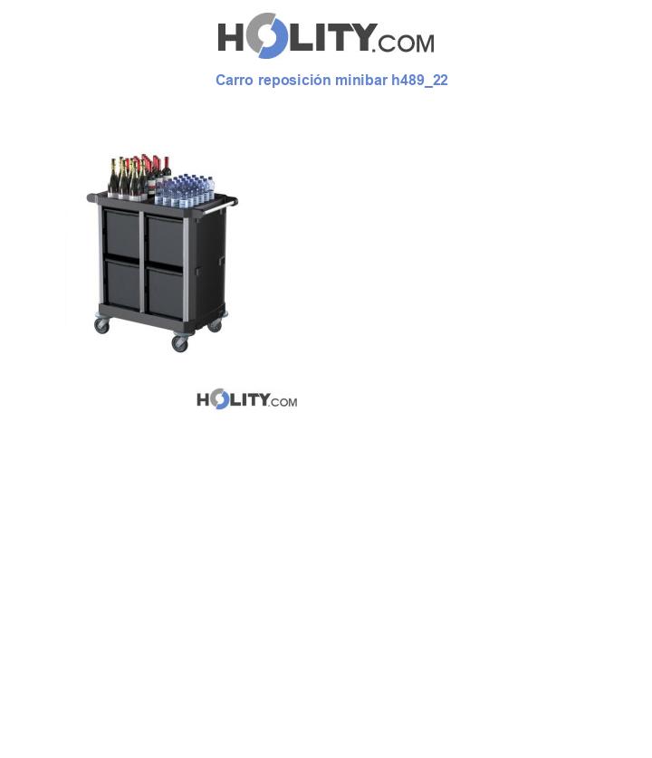Carro reposición minibar h489_22