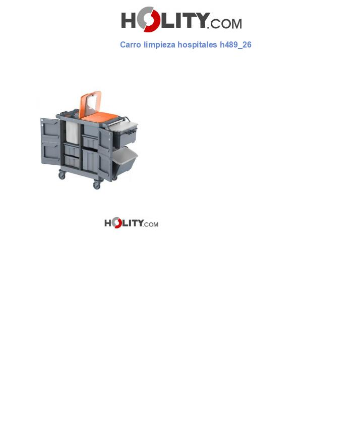 Carro limpieza hospitales h489_26