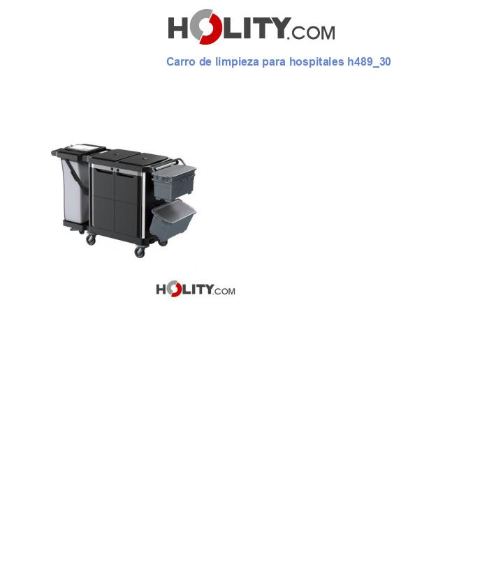 Carro de limpieza para hospitales h489_30