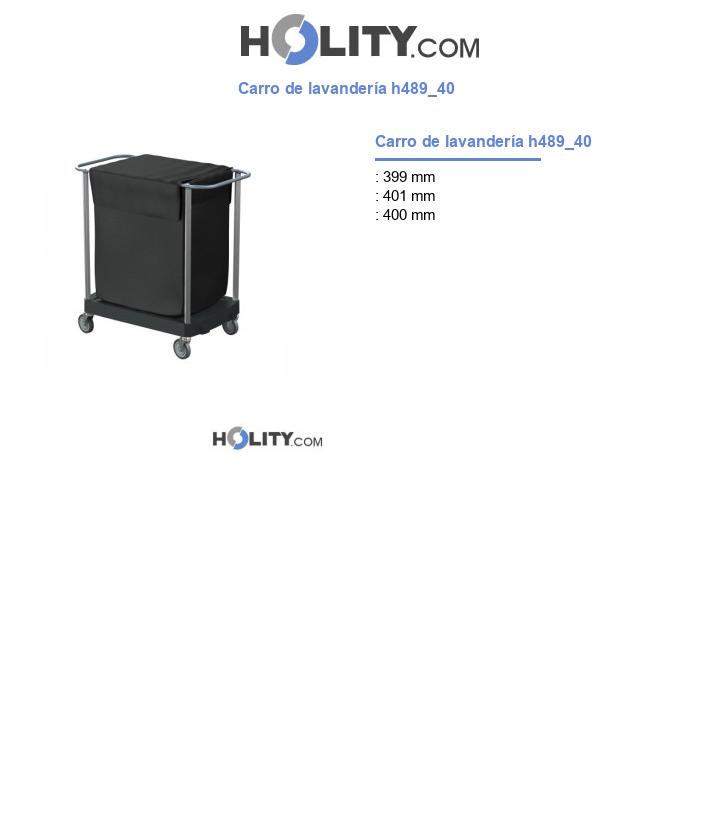 Carro de lavandería h489_40