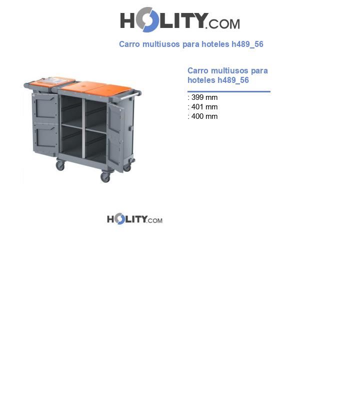 Carro multiusos para hoteles h489_56