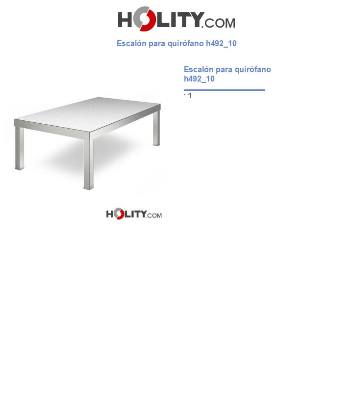 Escalón para quirófano h492_10