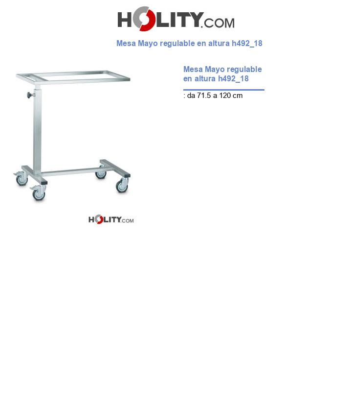Mesa Mayo regulable en altura h492_18