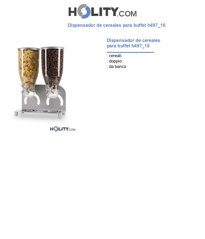 Dispensador de cereales para buffet h497_18